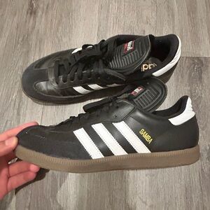 Adidas Samba Black White Gold Men's Sneakers